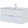 Комплект мебели для ванной Aquanet Алвита New 100 274205 подвесной Белый матовый, купить, цена, заказать, магазин, доставка, скидка, промокод, купить, цена, заказать, магазин, доставка, скидка, промокод