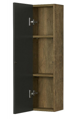 Подвесной шкаф Aquaton Терра 24 1A247403TEKA0 Дуб кантри Антрацит