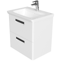 Тумба под раковину Roca The Gap 60 ZRU9302734 подвесная Белая матовая, купить, цена, заказать, магазин, доставка, скидка, промокод, купить, цена, заказать, магазин, доставка, скидка, промокод