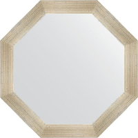 Зеркало Evoform Octagon 60х60 BY 3704 в багетной раме - Травленое серебро 59, купить, цена, заказать, магазин, доставка, скидка, промокод, купить, цена, заказать, магазин, доставка, скидка, промокод