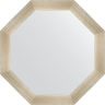 Зеркало Evoform Octagon 60х60 BY 3704 в багетной раме - Травленое серебро 59, купить, цена, заказать, магазин, доставка, скидка, промокод, купить, цена, заказать, магазин, доставка, скидка, промокод