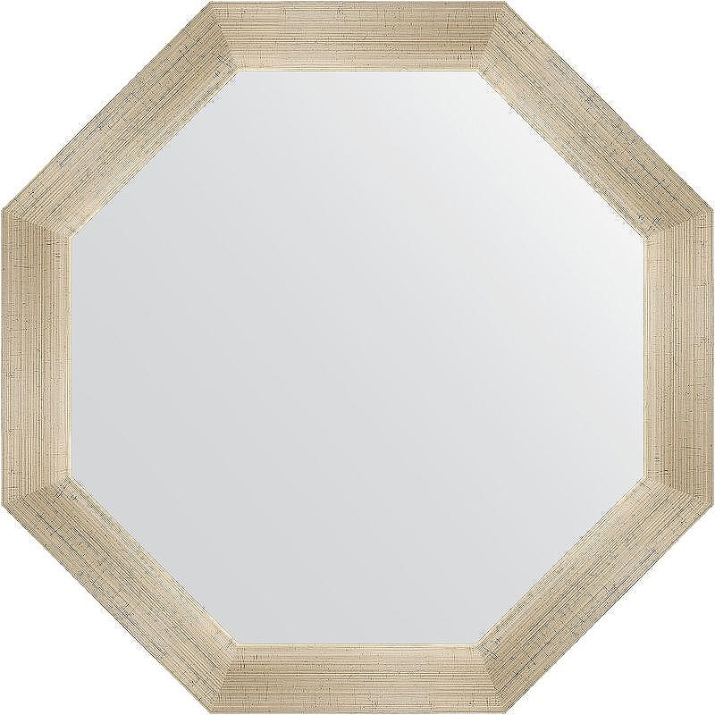 Зеркало Evoform Octagon 60х60 BY 3704 в багетной раме - Травленое серебро 59, купить, цена, заказать, магазин, доставка, скидка, промокод, купить, цена, заказать, магазин, доставка, скидка, промокод
