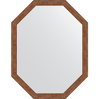 Зеркало Evoform Octagon 69x89 BY 7016 в багетной раме - Сухой тростник 51, купить, цена, заказать, магазин, доставка, скидка, промокод, купить, цена, заказать, магазин, доставка, скидка, промокод