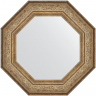 Зеркало Evoform Octagon 65x65 BY 7384 в багетной раме - Виньетка античная бронза 109, купить, цена, заказать, магазин, доставка, скидка, промокод, купить, цена, заказать, магазин, доставка, скидка, промокод