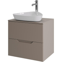 Тумба с раковиной Orange Line 60 Li-60TuLMDF+B07-500W подвесная Латте матовый, купить, цена, заказать, магазин, доставка, скидка, промокод, купить, цена, заказать, магазин, доставка, скидка, промокод