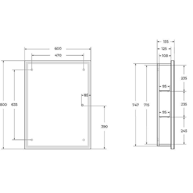 Зеркальный шкаф BelBagno 60 SPC-GRT-600/800-1A-LED-TCH с подсветкой Белый, купить, цена, заказать, магазин, доставка, скидка, промокод, купить, цена, заказать, магазин, доставка, скидка, промокод