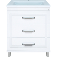 Тумба с раковиной Misty Терра 70 УТ000011806 Белая матовая, купить, цена, заказать, магазин, доставка, скидка, промокод, купить, цена, заказать, магазин, доставка, скидка, промокод