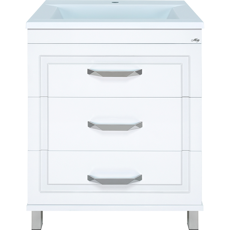 Тумба с раковиной Misty Терра 70 УТ000011806 Белая матовая, купить, цена, заказать, магазин, доставка, скидка, промокод, купить, цена, заказать, магазин, доставка, скидка, промокод