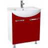Тумба под раковину Bellezza Альфа 55 4638808000036 Белая Красная, купить, цена, заказать, магазин, доставка, скидка, промокод, купить, цена, заказать, магазин, доставка, скидка, промокод