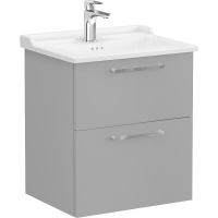 Тумба с раковиной Vitra Root Flat 60 68279 подвесная Серый камень матовый, купить, цена, заказать, магазин, доставка, скидка, промокод, купить, цена, заказать, магазин, доставка, скидка, промокод