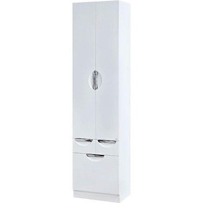 Шкаф пенал Misty Орхидея 50 П-Жас05050-0112Я Белый