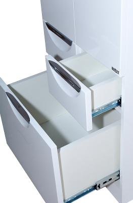 Шкаф пенал Misty Орхидея 50 П-Жас05050-0112Я Белый