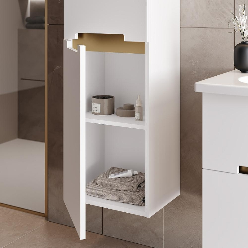 Тумба с раковиной Orka Lodi 80 5005884 подвесная цвет Белый Золото, купить, цена, заказать, магазин, доставка, скидка, промокод, купить, цена, заказать, магазин, доставка, скидка, промокод