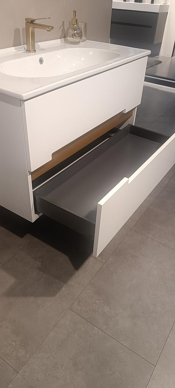 Тумба с раковиной Orka Lodi 80 5005884 подвесная цвет Белый Золото, купить, цена, заказать, магазин, доставка, скидка, промокод, купить, цена, заказать, магазин, доставка, скидка, промокод