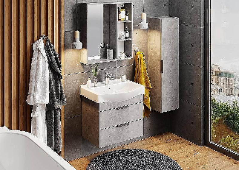 Зеркало Onika Девис 65.00 У 206542 Бетон чикаго, купить, цена, заказать, магазин, доставка, скидка, промокод, купить, цена, заказать, магазин, доставка, скидка, промокод