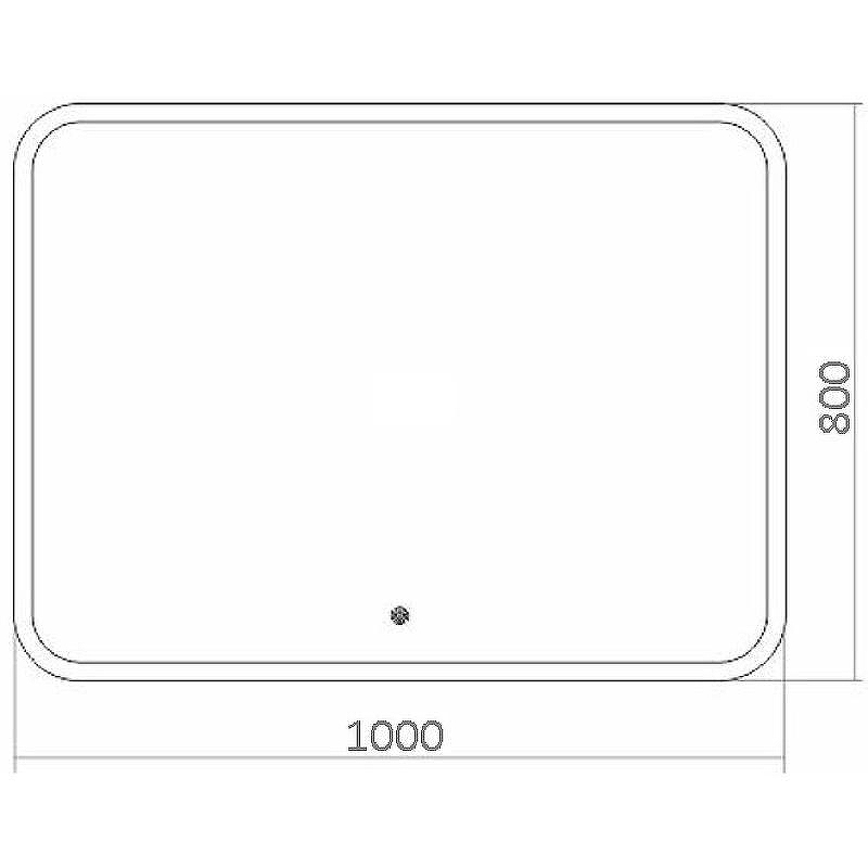 Зеркало Azario Стив 100 ФР-00001304 с подсветкой с сенсорным выключателем, купить, цена, заказать, магазин, доставка, скидка, промокод, купить, цена, заказать, магазин, доставка, скидка, промокод