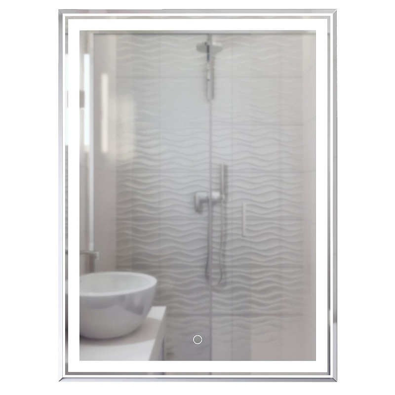 Зеркало Mixline Оливия 70 545092 с подсветкой с сенсорным выключателем, купить, цена, заказать, магазин, доставка, скидка, промокод, купить, цена, заказать, магазин, доставка, скидка, промокод