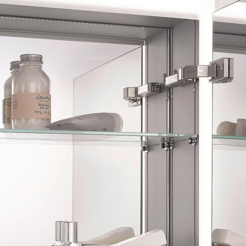 Зеркальный шкаф Emco Asis prime 100 9497 060 83 с подсветкой Серебро, купить, цена, заказать, магазин, доставка, скидка, промокод, купить, цена, заказать, магазин, доставка, скидка, промокод