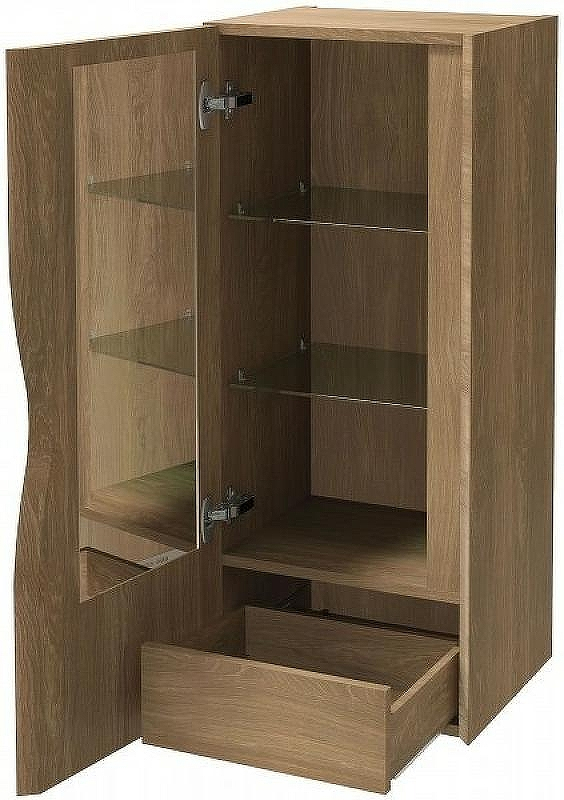 Подвесной шкаф Jacob Delafon Stillness 40 L EB2006G-P6 Натуральный дуб, купить, цена, заказать, магазин, доставка, скидка, промокод, купить, цена, заказать, магазин, доставка, скидка, промокод