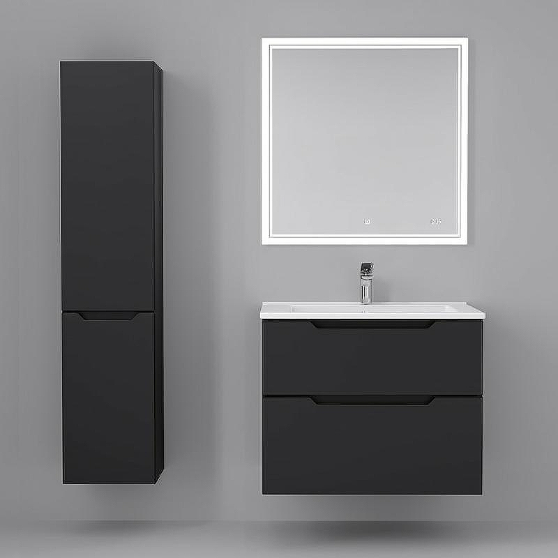 Тумба под раковину Jorno Slide 75 Sli.01.75/P/A подвесная Антрацит, купить, цена, заказать, магазин, доставка, скидка, промокод, купить, цена, заказать, магазин, доставка, скидка, промокод