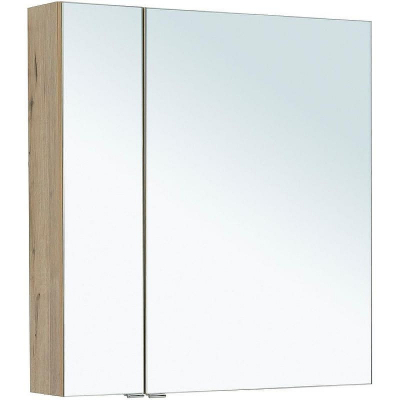 Зеркальный шкаф Aquanet Алвита New 80 277537 Дуб Веллингтон