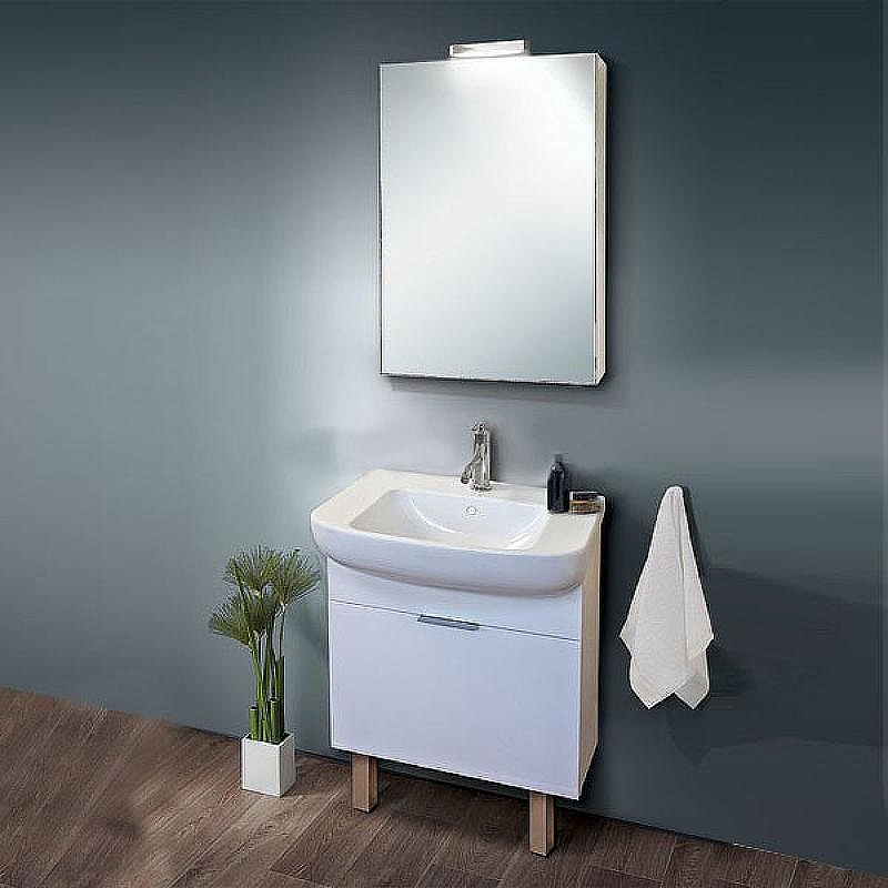 Тумба под раковину Jacob Delafon Odeon Up 60 EB880-J5 подвесная Белая глянцевая, купить, цена, заказать, магазин, доставка, скидка, промокод, купить, цена, заказать, магазин, доставка, скидка, промокод