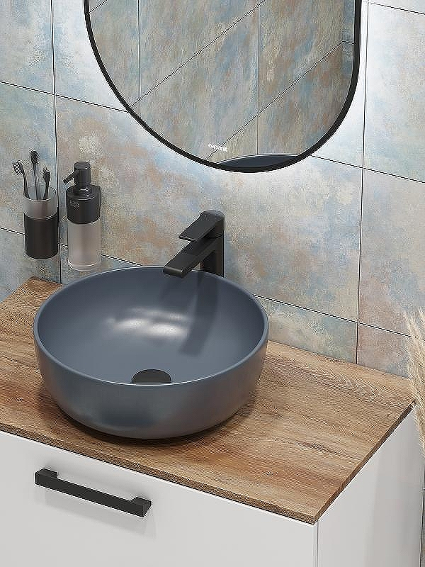 Зеркало Cersanit Eclipse 50 64151 с подсветкой Черное с датчиком движения, купить, цена, заказать, магазин, доставка, скидка, промокод, купить, цена, заказать, магазин, доставка, скидка, промокод