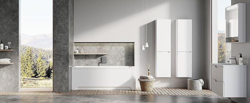 Шкаф пенал Ravak SB Classic II 40 L X000001472 подвесной Белый, купить, цена, заказать, магазин, доставка, скидка, промокод, купить, цена, заказать, магазин, доставка, скидка, промокод