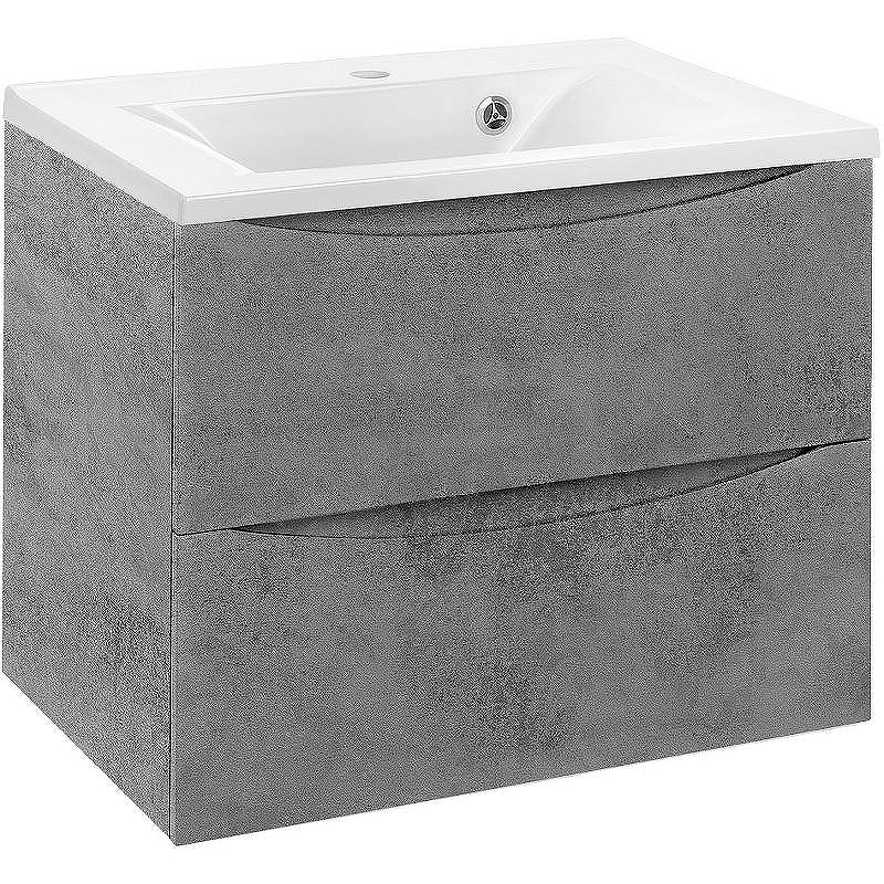 Тумба под раковину Vincea Mia 65 VMC-2MA650BT подвесная Beton, купить, цена, заказать, магазин, доставка, скидка, промокод, купить, цена, заказать, магазин, доставка, скидка, промокод