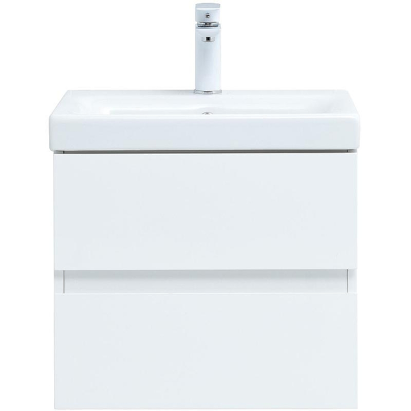 Тумба под раковину Aquanet Беркли 50 302347 подвесная Белый глянец, купить, цена, заказать, магазин, доставка, скидка, промокод, купить, цена, заказать, магазин, доставка, скидка, промокод