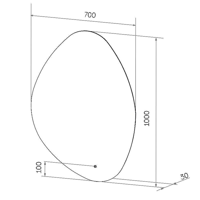 Зеркало Континент Alma 700х1000 ЗЛП613 с подсветкой с сенсорным выключателем, купить, цена, заказать, магазин, доставка, скидка, промокод, купить, цена, заказать, магазин, доставка, скидка, промокод