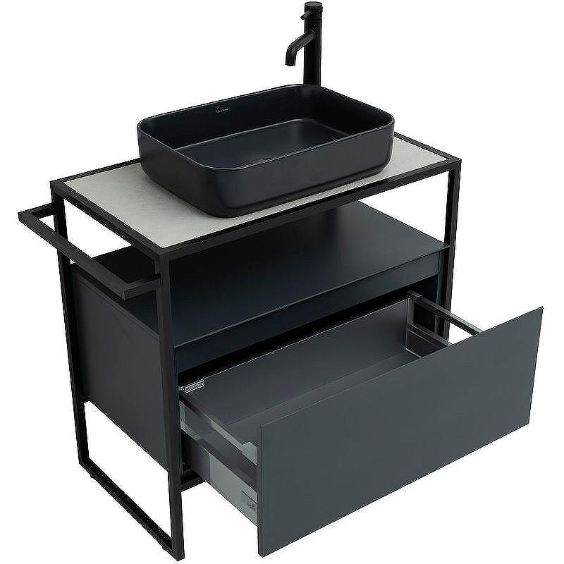 Тумба под раковину Allen Brau Priority 80 1.31002.AM Антрацит матовый, купить, цена, заказать, магазин, доставка, скидка, промокод, купить, цена, заказать, магазин, доставка, скидка, промокод