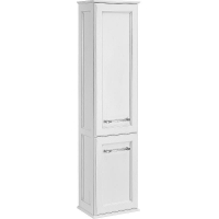 Шкаф пенал ASB-Woodline Венеция 40 11965 подвесной Белый с патиной Серебро, купить, цена, заказать, магазин, доставка, скидка, промокод, купить, цена, заказать, магазин, доставка, скидка, промокод