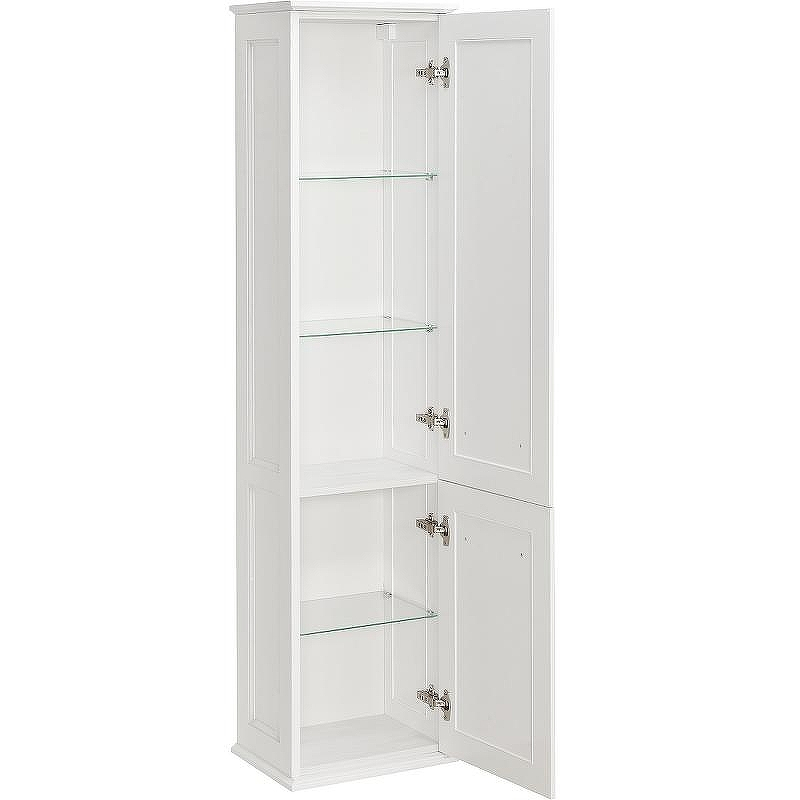 Шкаф пенал ASB-Woodline Венеция 40 11965 подвесной Белый с патиной Серебро, купить, цена, заказать, магазин, доставка, скидка, промокод, купить, цена, заказать, магазин, доставка, скидка, промокод