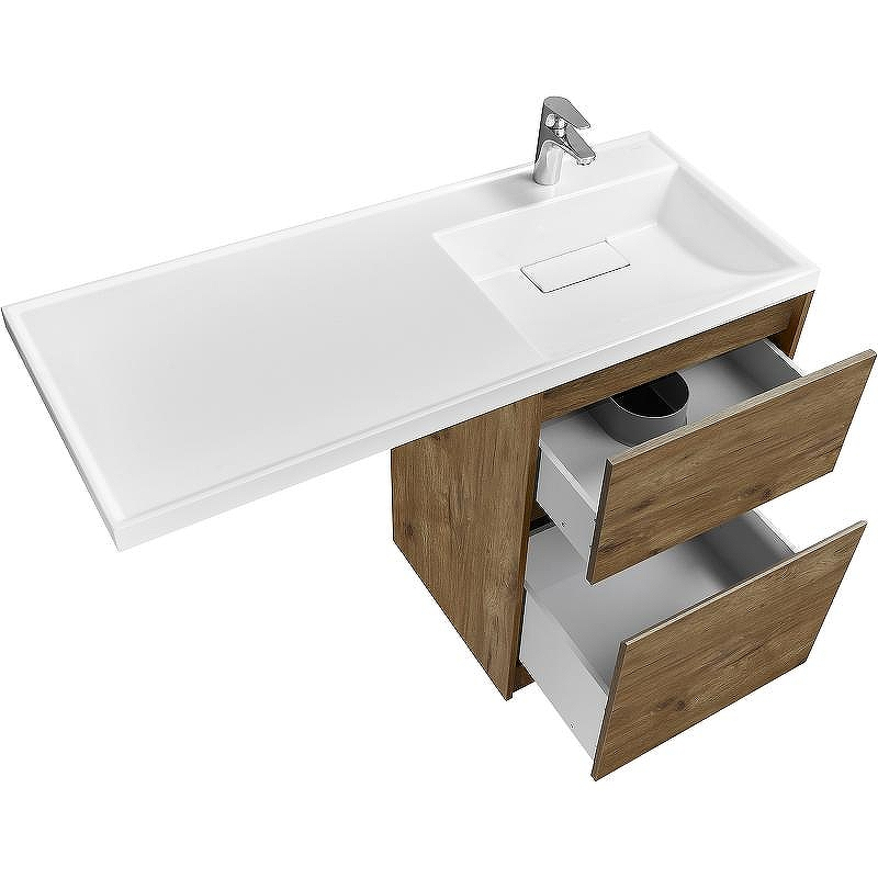 Тумба под раковину Aquaton Лондри 120 1A266901LHDR0 Дуб Рустикальный без фасада, купить, цена, заказать, магазин, доставка, скидка, промокод, купить, цена, заказать, магазин, доставка, скидка, промокод