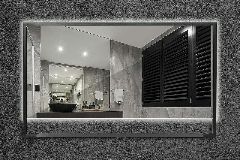 Зеркало Boheme Armadi Art Vallessi 100 552/2 с подсветкой Антрацит с сенсорным выключателем, купить, цена, заказать, магазин, доставка, скидка, промокод, купить, цена, заказать, магазин, доставка, скидка, промокод