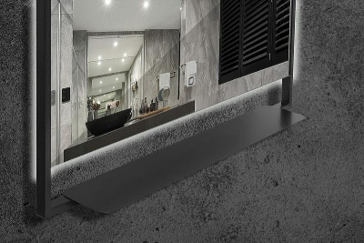 Зеркало Boheme Armadi Art Vallessi 100 552/2 с подсветкой Антрацит с сенсорным выключателем