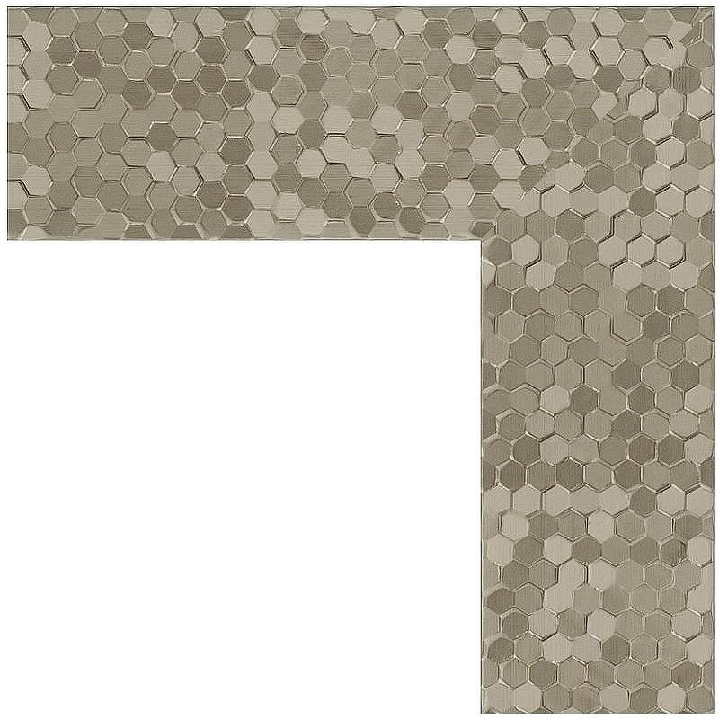 Зеркало Evoform Definite 146х56 BY 3116 в багетной раме - Соты титан 70, купить, цена, заказать, магазин, доставка, скидка, промокод, купить, цена, заказать, магазин, доставка, скидка, промокод