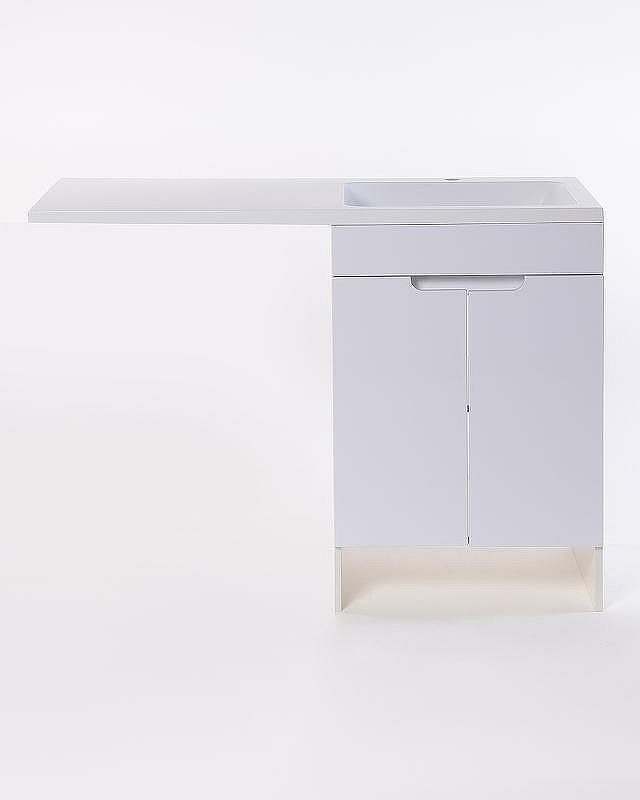 Тумба с раковиной Orange Sistema 120 R STD-120TUW+RAR Белая, купить, цена, заказать, магазин, доставка, скидка, промокод, купить, цена, заказать, магазин, доставка, скидка, промокод