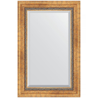 Зеркало Evoform Exclusive 86х56 BY 3412 с фацетом в багетной раме - Римское золото 88, купить, цена, заказать, магазин, доставка, скидка, промокод, купить, цена, заказать, магазин, доставка, скидка, промокод
