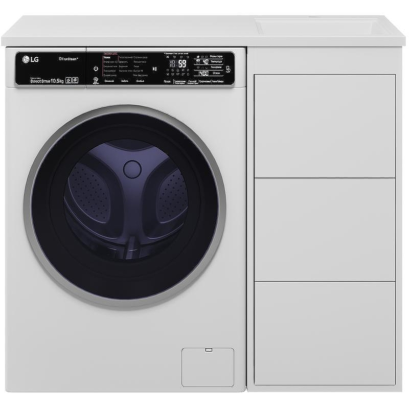 Тумба с раковиной Brevita Grafit 100 R УТ000015080 Белая матовая, купить, цена, заказать, магазин, доставка, скидка, промокод, купить, цена, заказать, магазин, доставка, скидка, промокод