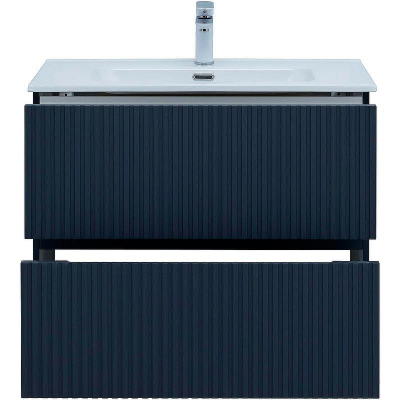 Тумба под раковину Aquanet Джейн 80 313302 подвесная Маренго