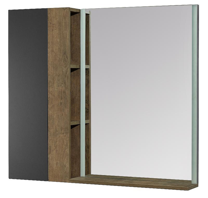 Подвесной шкаф Aquaton Терра 35 1A247103TEKA0 Дуб кантри Антрацит, купить, цена, заказать, магазин, доставка, скидка, промокод, купить, цена, заказать, магазин, доставка, скидка, промокод