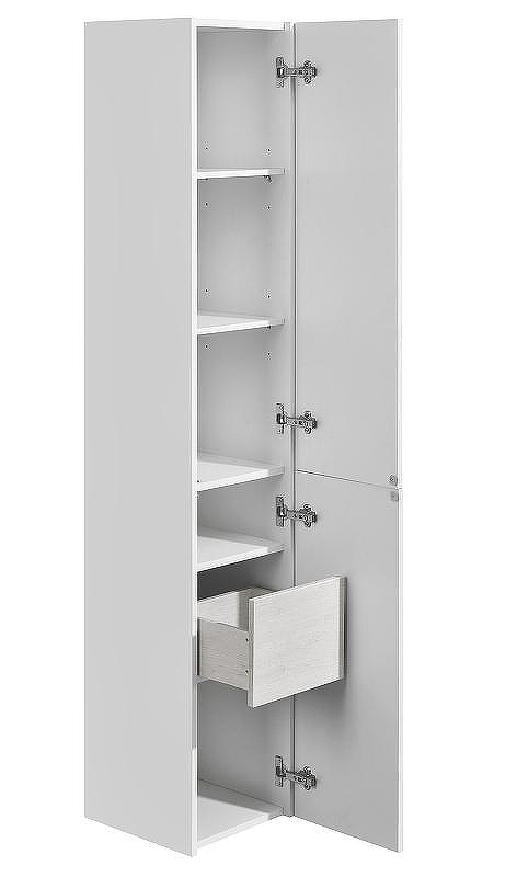 Шкаф пенал Aquaton Сакура 33 R 1A219903SKW8R подвесной Ольха наварра Белый глянец, купить, цена, заказать, магазин, доставка, скидка, промокод, купить, цена, заказать, магазин, доставка, скидка, промокод