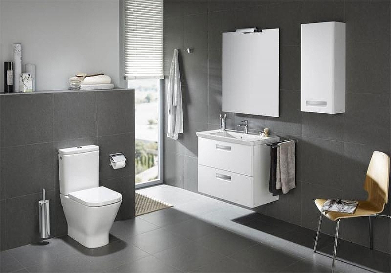 Тумба под раковину Roca The Gap 60 ZRU9302879 подвесная Белая глянцевая, купить, цена, заказать, магазин, доставка, скидка, промокод, купить, цена, заказать, магазин, доставка, скидка, промокод