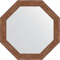 Зеркало Evoform Octagon 49х49 BY 3661 в багетной раме - Сухой тростник 51, купить, цена, заказать, магазин, доставка, скидка, промокод, купить, цена, заказать, магазин, доставка, скидка, промокод