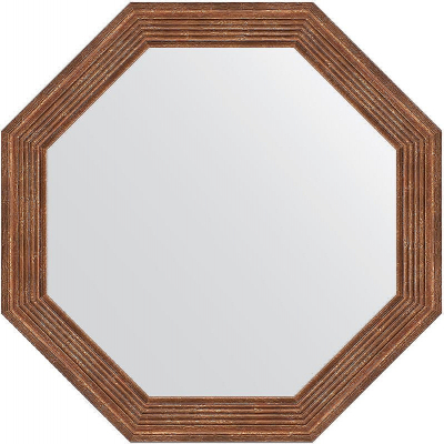 Зеркало Evoform Octagon 49х49 BY 3661 в багетной раме - Сухой тростник 51