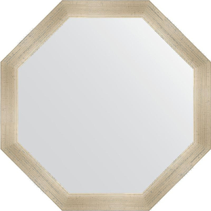 Зеркало Evoform Octagon 70х70 BY 3705 в багетной раме - Травленое серебро 59, купить, цена, заказать, магазин, доставка, скидка, промокод, купить, цена, заказать, магазин, доставка, скидка, промокод