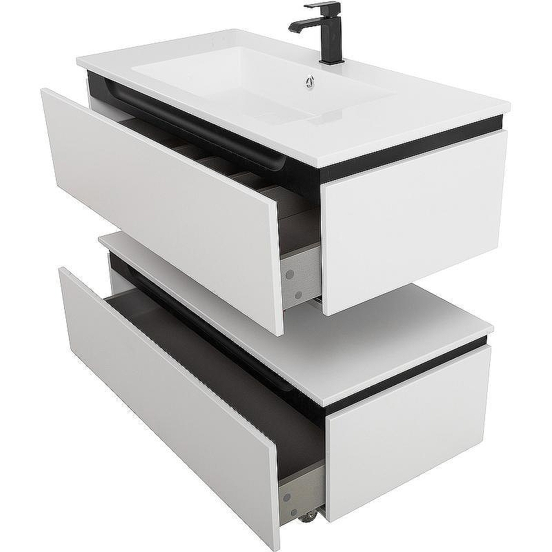 Тумба Cezares Slider 100 SLIDER-1000-1C-PI-BO Bianco Opaco, купить, цена, заказать, магазин, доставка, скидка, промокод, купить, цена, заказать, магазин, доставка, скидка, промокод