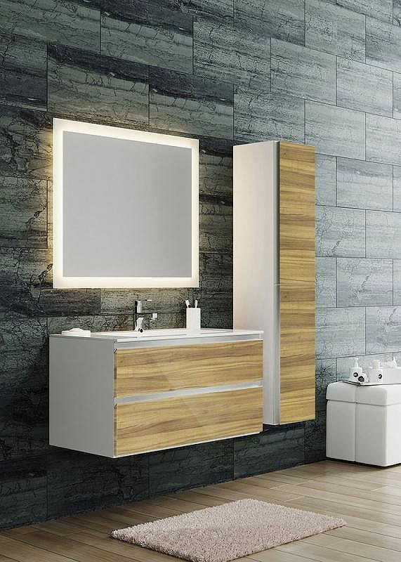 Тумба с раковиной SanVit Авеню-2 100 kavenu2100 с фактурой под дерево подвесная Кедр, купить, цена, заказать, магазин, доставка, скидка, промокод, купить, цена, заказать, магазин, доставка, скидка, промокод